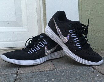Custom Nike Sneakers with Swarovski Crystals