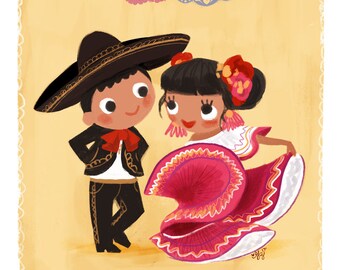 8.5x11 Print, Mexico Lindo Y Querido
