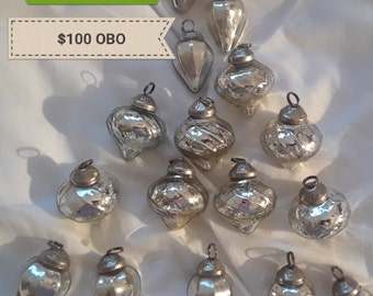 Vintage Kugel Christmas ornaments