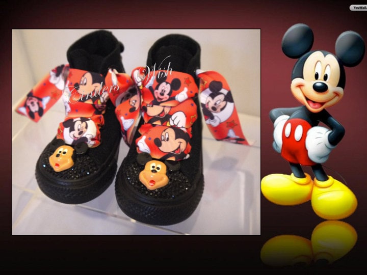 mickey mouse bling converse mickey mouse bling converse