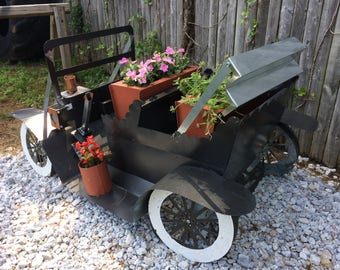 Model T Planter Garden Stucture