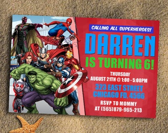 Avengers,Avengers Birthday Invitation,Avengers Birthday,Avengers Invitation,Avengers Party,Avengers Birthday Party,Superhero,Superhero Card
