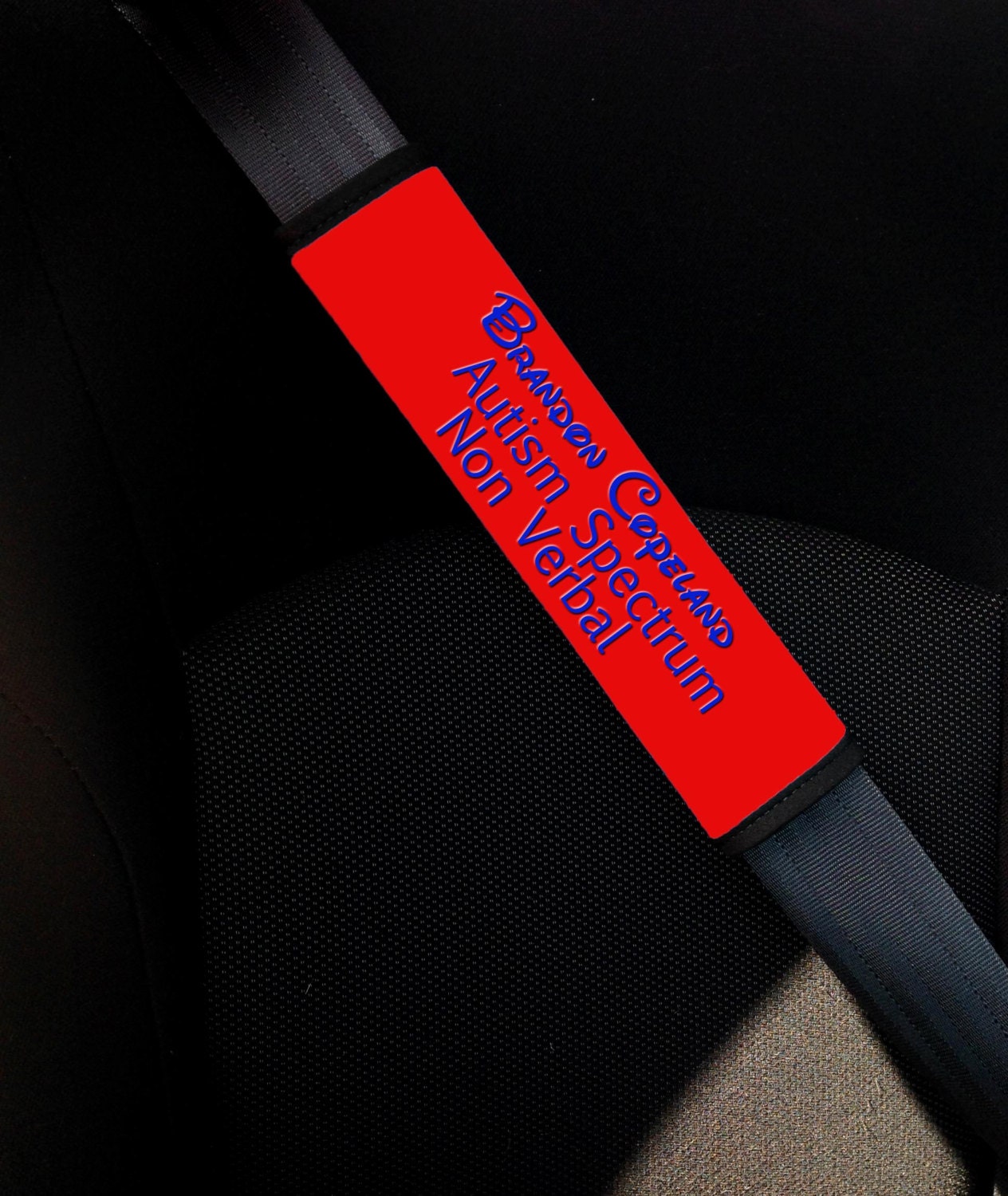 Autism Awareness Seat Belt Cover. Autism Safety. Seat Belt
