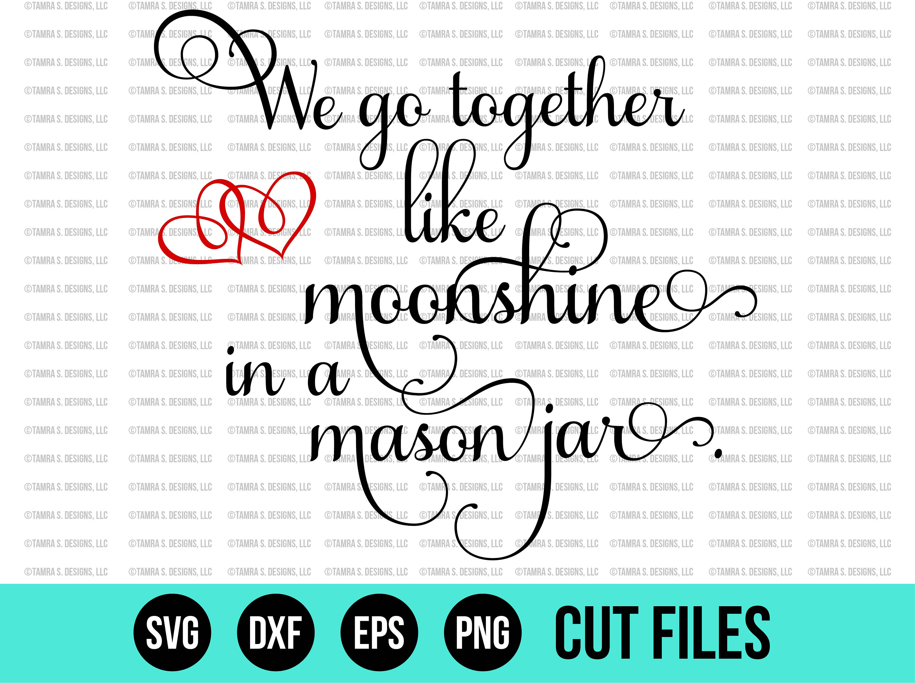 Download Moonshine in a Mason Jar SVG SVG Files DXF Cut File