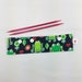 Small DPN Holder Happy Frogs DPN Circular Project Holder for needles & hooks up to 7-1/2" long S501