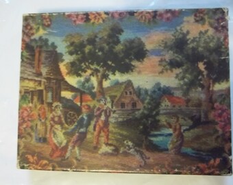 Vintage Petit Point Playing Cards