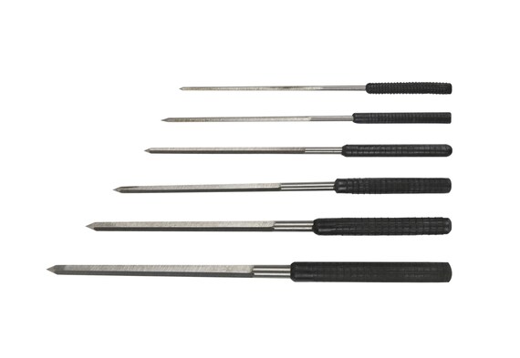 5-Sided Cutting Broach Set – Precision Hole Enlarging Tools 0.33mm To 5.75mm