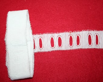 Vintage Cotton Insertion Lace- Per Yard