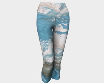 Big Sky with Lake Yoga Capris