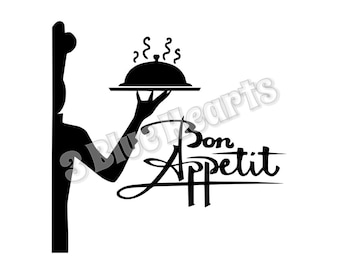 Bon Appetit SVG dxf Studio, Kitchen Files SVG dxf Studio, Cooking SVG dxf Studio, cutting board svg dxf studio