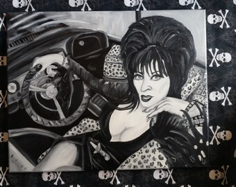 16x20 Elvira oil painting