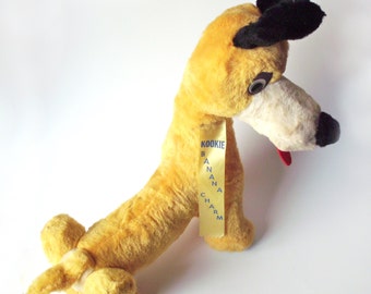 plush banana dog toy