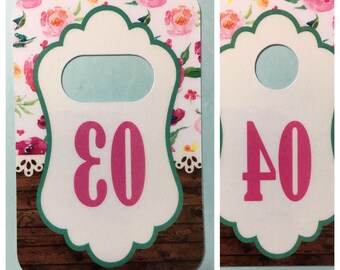 50 Non-Digital Tags Reverse Printed for FaceBook Live Sales