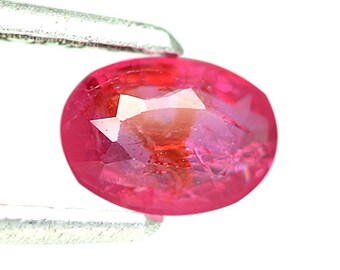 0.63 Ctw Outstanding Pink Blast Unheated Item Natural Pink Sapphire