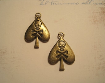 A pendant as bronze spade pirate steampunk