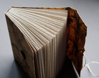 Berkana - flax journal with woven spine