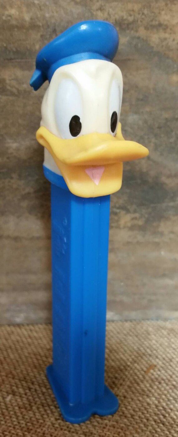 Pez Dispenser Disney's Donald Duck With Feet Vintage