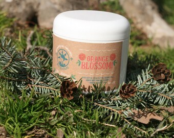 Whipped Body Butter All Natural Orange Blossom 4 oz. Moisturizing Cream