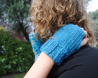 Chunky wool woman Mittens 4 COLOURS AVAILABLE