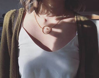 Circle Snake Vertebrae Necklace