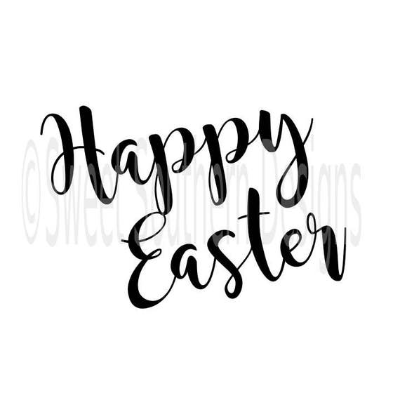 Download Happy Easter SVG instant download design for cricut or