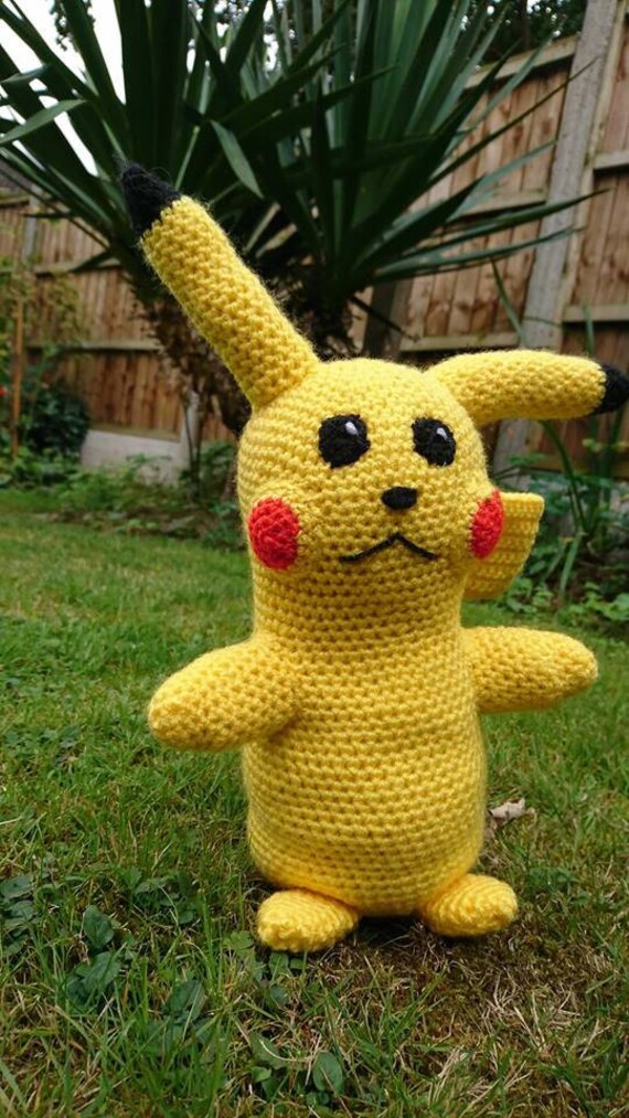 Pikachu Crochet Pattern Instant Download