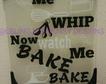 Cutting Board Cake Bake 12 X 15 .. Personalized with High Quality Vinyl All Occasion. Gift, Wedding, Just Because. Baker
