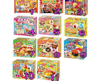 Wide variety of fun and yummy Japanese candy DIY kits from Kracie, Popin cookin