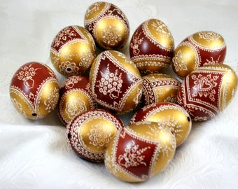 Easter eggs, chicken eggs, pysanka, hand decorated, pysanky, unique gift, handmade, Polish Pysanky , easter eggs , easter decoration