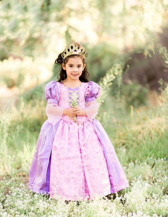 Rapunzel Dress / TANGLED DRESS / Deluxe princess Costume