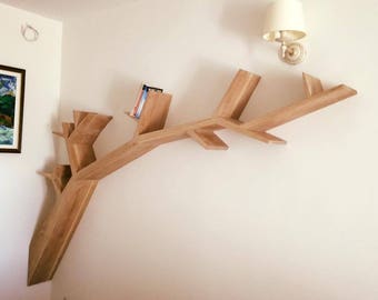 Tree Branch Bookshelf
