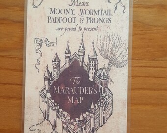 Harry Potter Marauders Map Lesezeichen