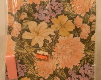 Vintage Gift Wrap/Color Burst/Floral