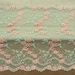 Beautiful French CALAIS lace two-tone large, 18 cm width, perfect to customize a garment, a dress, blouse, bag, pouch