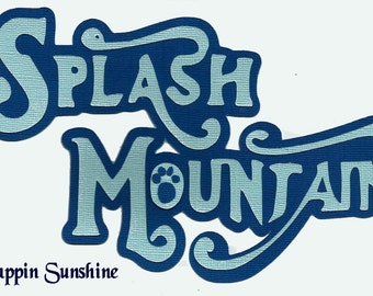 Download SVG PNG Splash Mountain Digital Die Cut for Disney