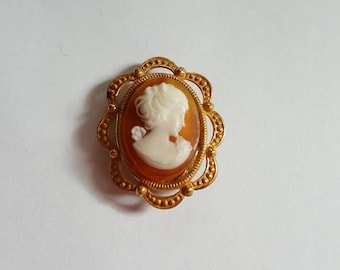 Vintage Miriam Haskell Cameo Brooch!!!