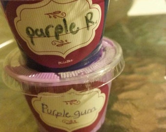 TWO Slimes Purple rain and purple gun slime fun gifts Unicorn