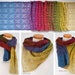 KYOMI, Crochet shawl pattern pdf