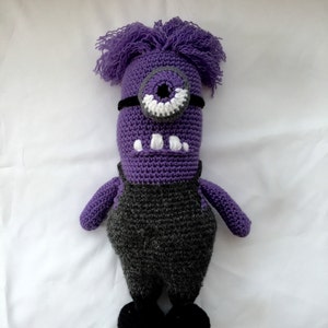 purple minion doll
