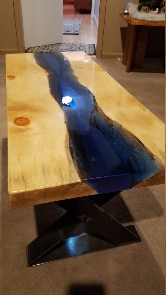 Items similar to River Table / Live Edge Table / Epoxy 