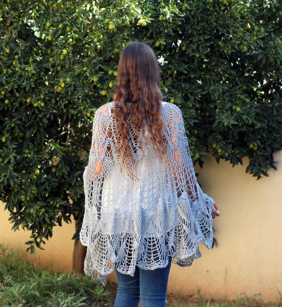 Extralarge Shawl Crochet Shawl Pattern Wedding Shawl Wrap