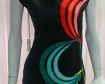 Black cotton tunic