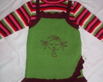 Girls striped sweater set for Andi