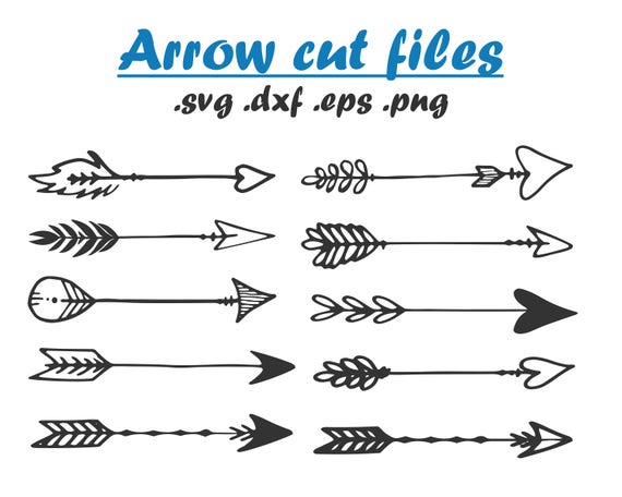 Download Tribal arrow cut files | Arrow clip art | SVG DXF PNG ...