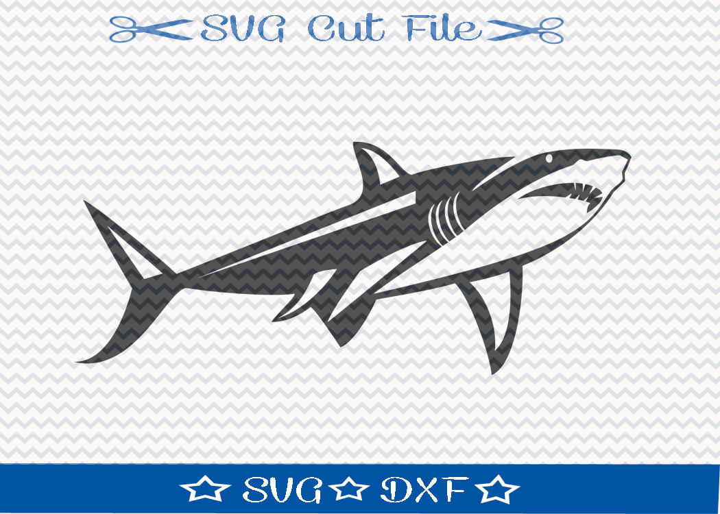 Shark SVG File / SVG Cut File for Silhouette / Animal SVG