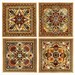 Italian Renaissance Design Custom Backsplash Ceramic Tile Set 6"