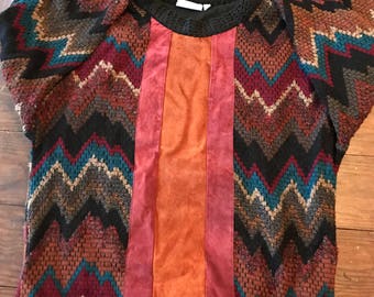 Vintage Chevron Sweater
