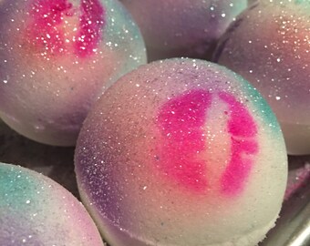 Unicorn Kisses Bath Bomb Natural Handmade Bath Fizzy- Mother's Day Gift
