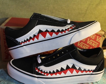 Bape Teeth Custom Vans