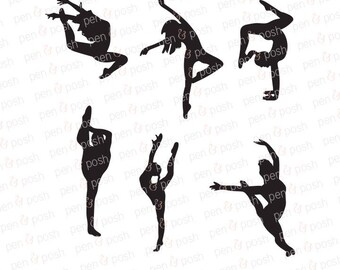 Dance SVG - Dance SVG Files - Dancer SVG - Dancer Cut File Bundle - Dance Cut file for Cricut and Silhouette - Dance Clipart